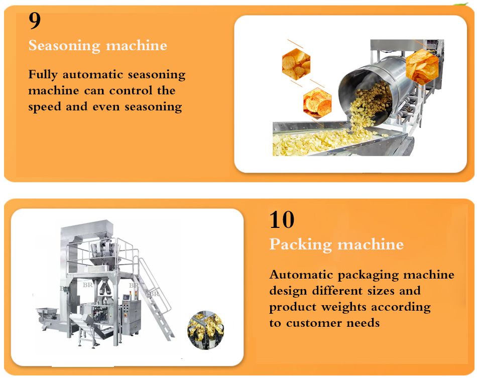 French Fries Making Line Potato Chips Producting Machine Sweet Potato Chips Fried Line